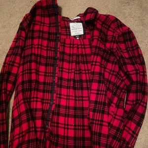 Long sleeve great outdoors plaid shirt